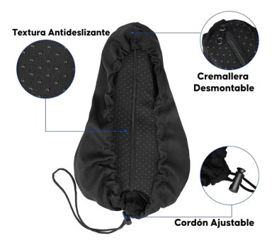 FUNDA COJIN DE GEL PARA ASIENTO DE BICICLETA ERGONOMICO - 5