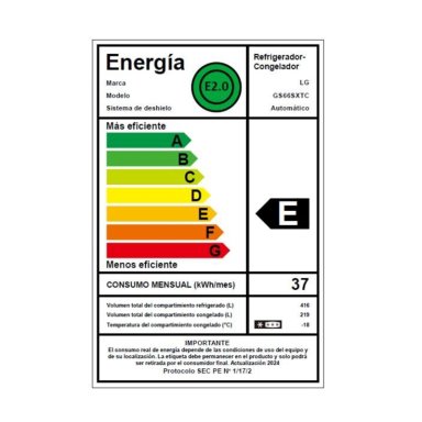 REFRIGERADOR SIDE BY SIDE LG 635 LITROS CON INSTAVIEW™ GS66SXTC - 3