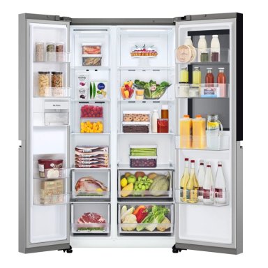 REFRIGERADOR SIDE BY SIDE LG 655 LITROS CON MOTOR SMART INVERTER COMPRESSOR GS66BVP - 4