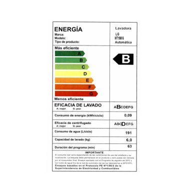 LAVADORA CARGA SUPERIOR LG 19KG WT19DV6 CON AIDD™ - 3