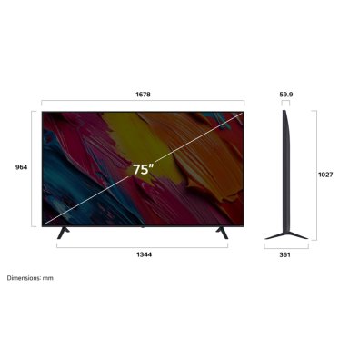 SMART TV LG QNED 86' 4K ULTRA HD  86QNED73ASA +MAGIC REMOTE CONTROL - 2