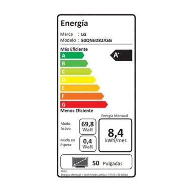 SMART TV 50' QNED 4K UHD 50QNED82ASG LG - 2