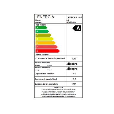 LAVAVAJILLAS 14 CUBIERTOS CON QUADWASH™ Y AOD DF455HMS - 8