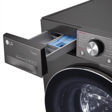 LAVADORA SECADORA CARGA FRONTAL LG 14/8KG WD14BVC2S6 CON TECNOLOGIA STEAM+, AIDD, THINQ - 5