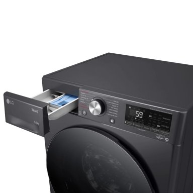LAVADORA SECADORA CARGA FRONTAL LG 9KG5KG WD9MVC4S6 AI DD, THINQ - 4