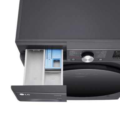 LAVADORA SECADORA CARGA FRONTAL LG 9KG5KG WD9MVC4S6 AI DD, THINQ - 6