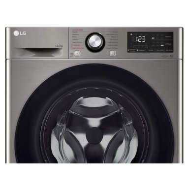 LAVADORA SECADORA CARGA FRONTAL LG 12KG7KG WD12VVC5S6C CON AIDD™ - 4