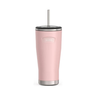 TERMO MUG ICON ACERO CON BOMBILLA 710ML SUNSET PINK - 1