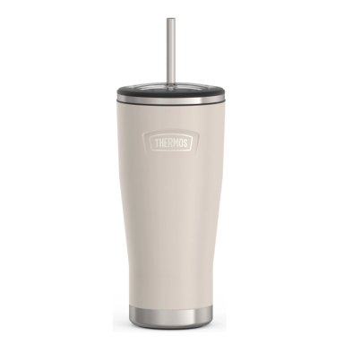 TERMO MUG ICON ACERO CON BOMBILLA 710ML BEIGE - 1