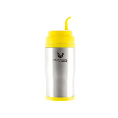 TERMO MATERO AMARILLO CON BOMBILLA 450ML - 1