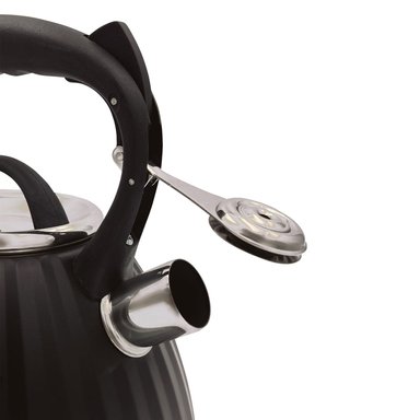 TETERA DE ACERO INOXIDABLE VINTAGE NEGRA 3LT - 3