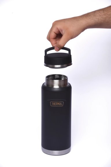 BOTELLA HIDRATACION ICON ACERO INOXIDABLE 1.2LT GRAFITO - 3