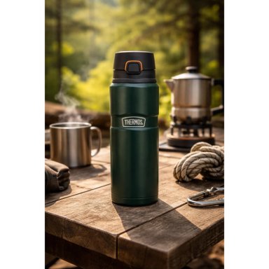 BOTELLA ACERO INOX KING 710ML MATT GREEN - 4