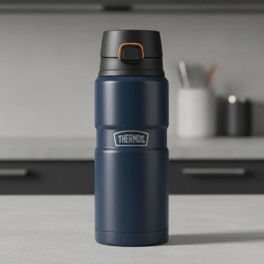 BOTELLA ACERO INOX KING 710ML MATT NAVY - 3