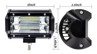 FOCO NEBLINERO DE TODO Y MÁS LED 72W BLANCO EXPANSIÓN AUTO MOTO - 2