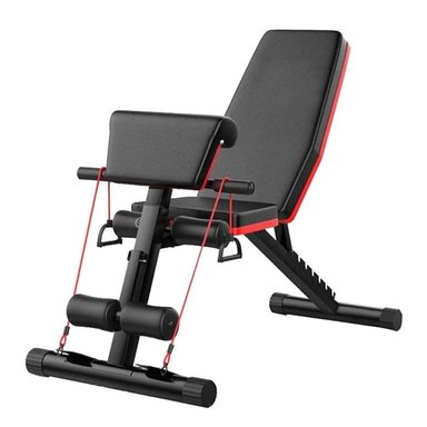 MAQUINA ABDOMINALES BANCA DE EJERCICIOS BANDA ELASTICOS BOOST FITNESS - 1