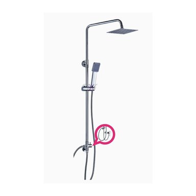 COLUMNA DE DUCHA DE TODO Y MÁS CUADRADA MODERNA TINA CON LLAVE DE PASO - 5
