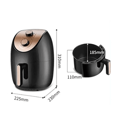 FREIDORA DE AIRE 4.8 LITROS + ADAPTADOR - 2
