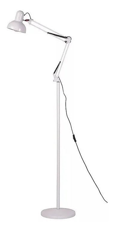 LÁMPARA DE PIE DE TODO Y MÁS BLANCO PLEGABLE FLEXIBLE ESCRITORIO, ESTUDIO DE DIBUJO | - 1