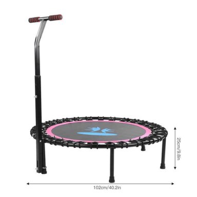 TRAMPOLIN SALTO REDONDO CON ELASTICOS PROFESIONAL BOOST FITNESS - 2