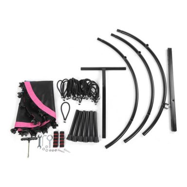 TRAMPOLIN SALTO REDONDO CON ELASTICOS PROFESIONAL BOOST FITNESS - 4