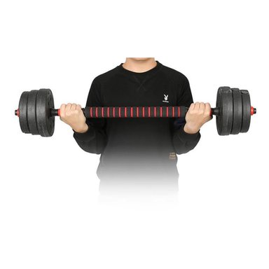 SET MANCUERNAS DE TODO Y MÁS 20 KG AJUSTABLE BARRA ARMABLE EXTENSIÓN - 3
