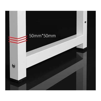 ESCRITORIO OFICINA MADERA ESPESOR 15MM 120X60X75CM METAL - 3