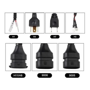 KIT DE TODO Y MÁS TURBO LED H1 H3 H4 H7 H11 H13 9005 9006 880 CHIP S1 - 8