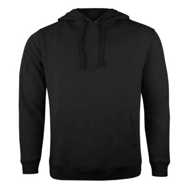 POLERON CANGURO SUBLIMABLE CON GORRO NEGRO XXL - 1