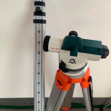 NIVEL TOPOGRAFICO 32X NUEVO GARANTIA C/TRIPODE Y MIRA - 4
