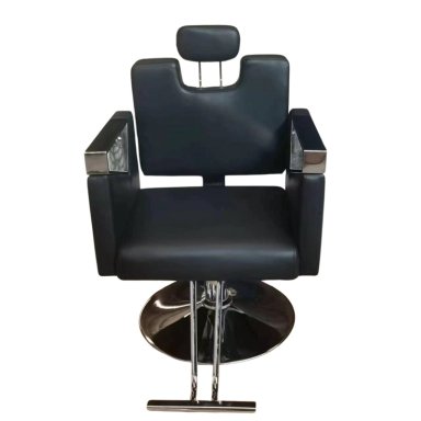 SILLON DE PELUQUERIA ELEGANT BLACK RECLINABLE - NEGRO - 1