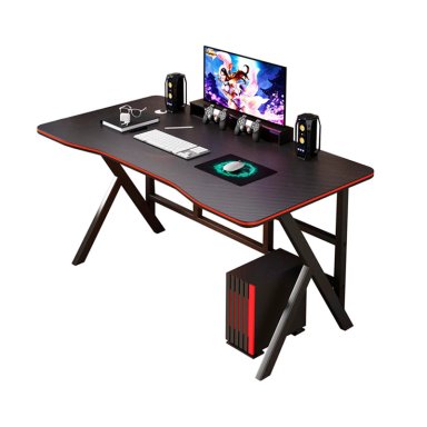 ESCRITORIO GAMER PROFESIONAL NEGRO/ROJO CHIC HOME - NEGRO - 1