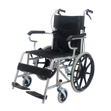 SILLA DE RUEDAS GERIATRICA PLEGABLE C/FRENOS - 3