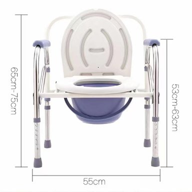 BAÑO INODORO W.C PORTATIL PLEGABLE SILLA DUCHA - 3