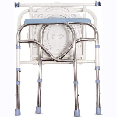 BAÑO INODORO W.C PORTATIL PLEGABLE SILLA DUCHA - 4