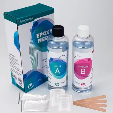 RESINA EPOXICA CRISTAL 1:1 1000ML +ACCESORIOS - 3