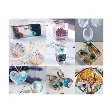 RESINA EPOXICA CRISTAL 1:1 1000ML +ACCESORIOS - 6