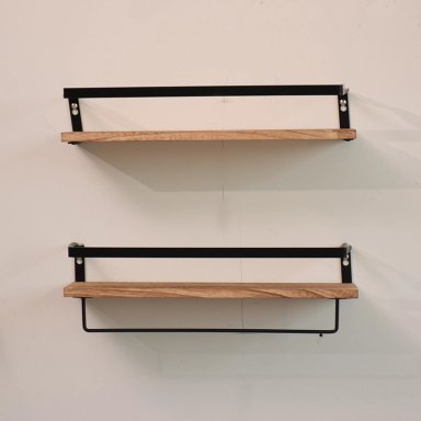 REPISAS FLOTANTES DE MADERA MODERNAS KIT X2 COLORES - 3