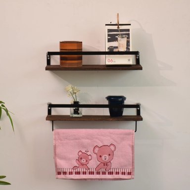 REPISAS FLOTANTES DE MADERA MODERNAS KIT X2 COLORES - 6