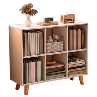 LIBRERO ESTANTE NORDICO 90X30X70CM CHIC HOME - 1