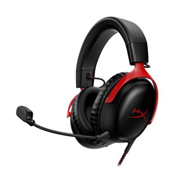 AUDÍFONOS GAMER HYPERX HEADSET 727A9AA CLOUD III USB C USB ROJO CONECTOR 3.5MM - 1