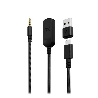 AUDÍFONOS HYPERX CLOUD III BLACK - USB-C - USB-A Y 3,5MM - 5