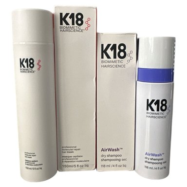SET DE TRATAMIENTO CAPILAR K18 150CC+ SHAMPOO SECO K18 AIR WASH - 1