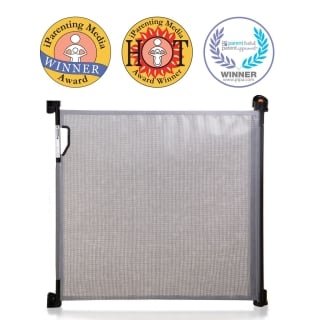 PUERTA SEGURIDAD DREAMBABY GRIS RETRÁCTIL - 1