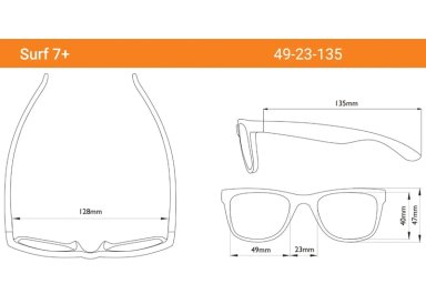 LENTES SOL REAL SHADES NIÑOS SURF 7+ ROSADO - 3