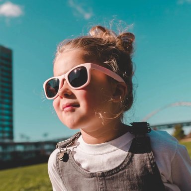 LENTES SOL REAL SHADES NIÑOS SURF 7+ ROSADO - 4