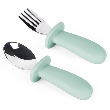 SET DE TENEDOR Y CUCHARA AZUL - 1
