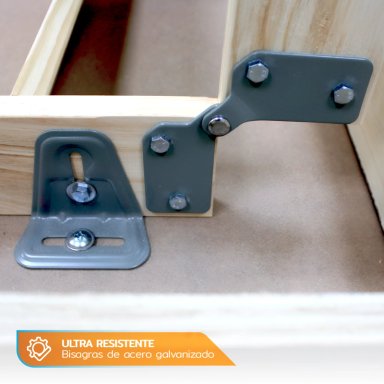 Escalera Ático de Madera Mansarda 70x120cm Homeclaf - 3