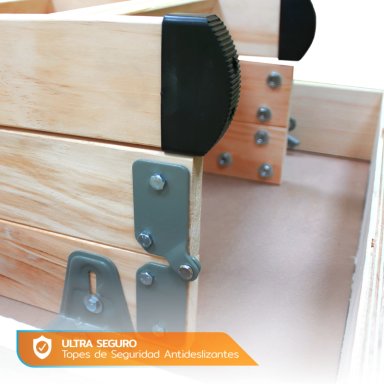 Escalera Ático de Madera Mansarda 70x120cm Homeclaf - 4