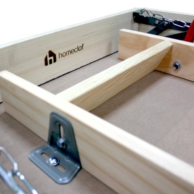 Escalera Ático de Madera Mansarda 70x120cm Homeclaf - 5